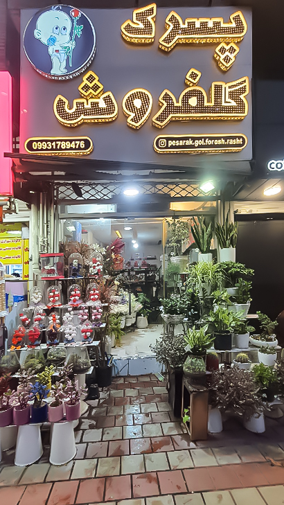 گلفروشی پسرک گلفروش